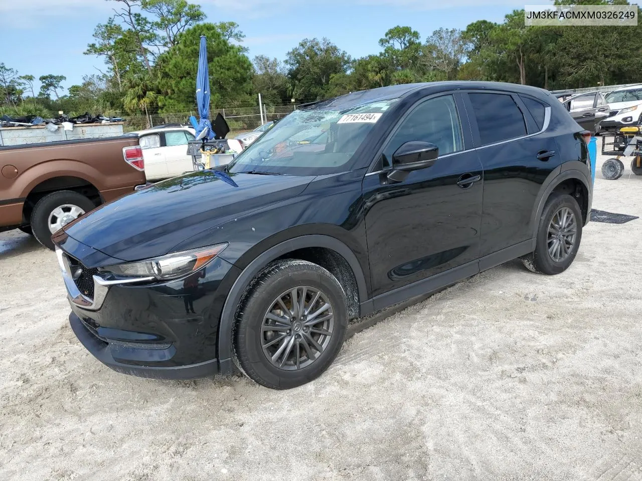 2021 Mazda Cx-5 Touring VIN: JM3KFACMXM0326249 Lot: 77161494