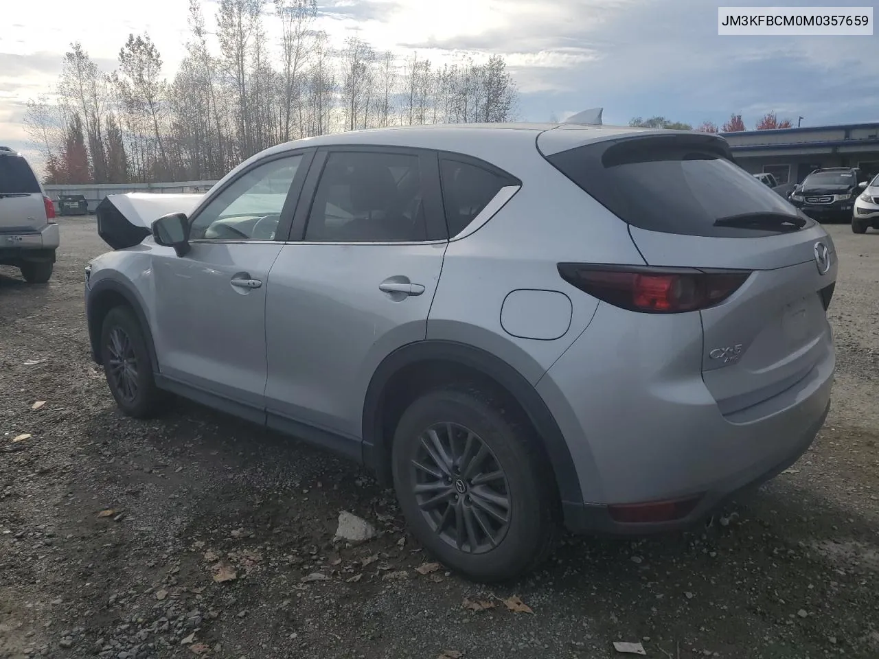 2021 Mazda Cx-5 Touring VIN: JM3KFBCM0M0357659 Lot: 77254904