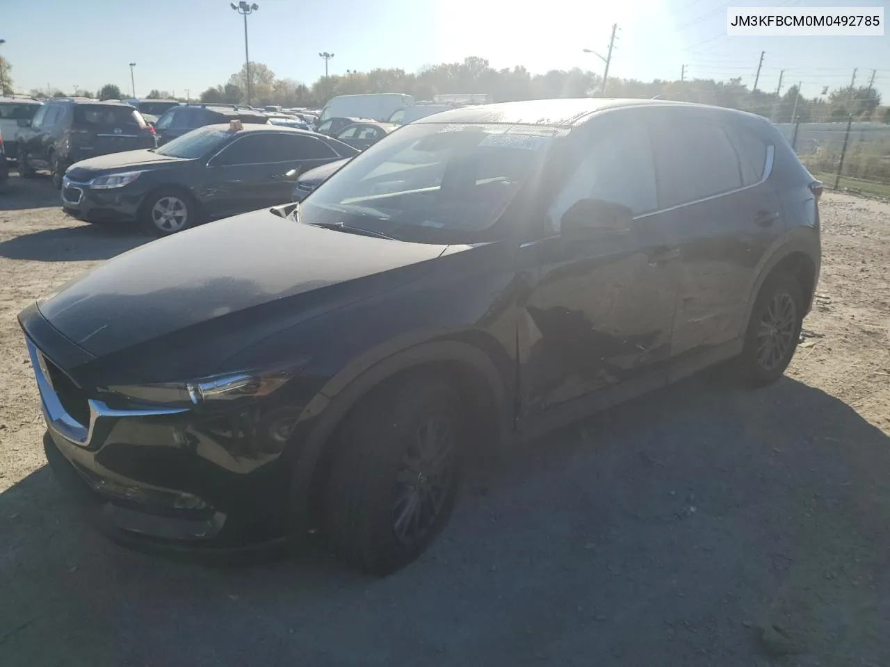 2021 Mazda Cx-5 Touring VIN: JM3KFBCM0M0492785 Lot: 77378114