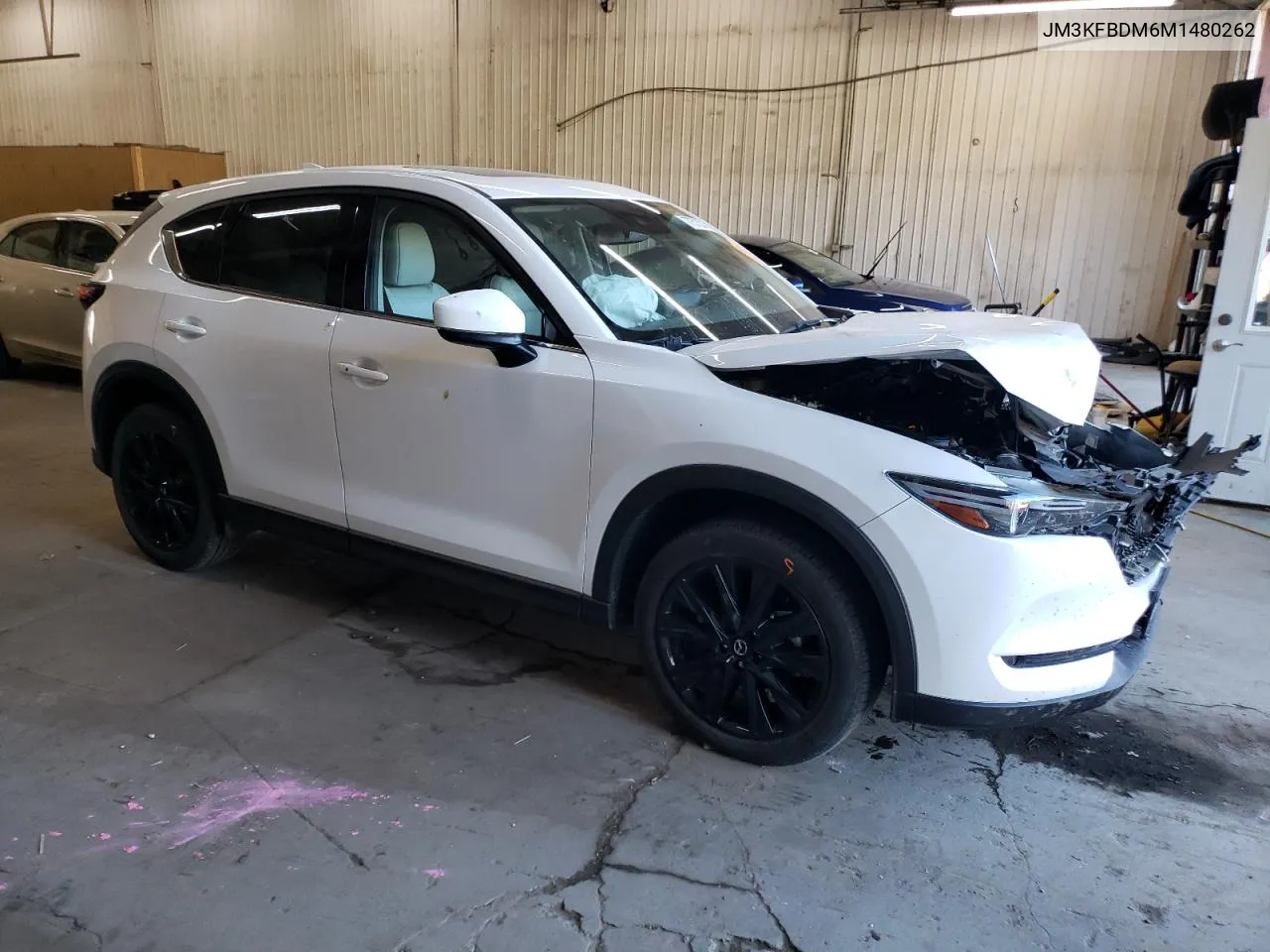 2021 Mazda Cx-5 Grand Touring VIN: JM3KFBDM6M1480262 Lot: 77573214