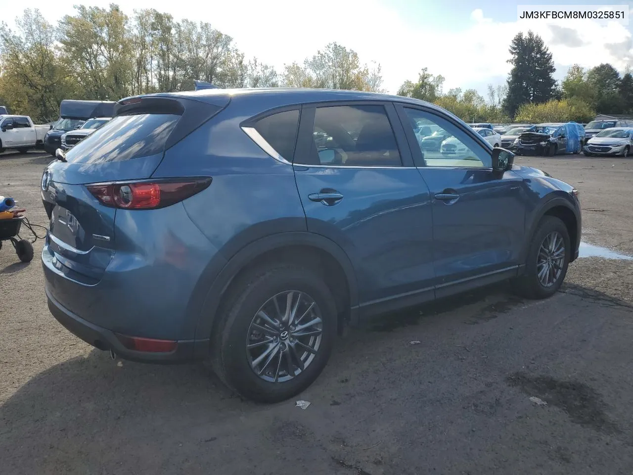 2021 Mazda Cx-5 Touring VIN: JM3KFBCM8M0325851 Lot: 77830364