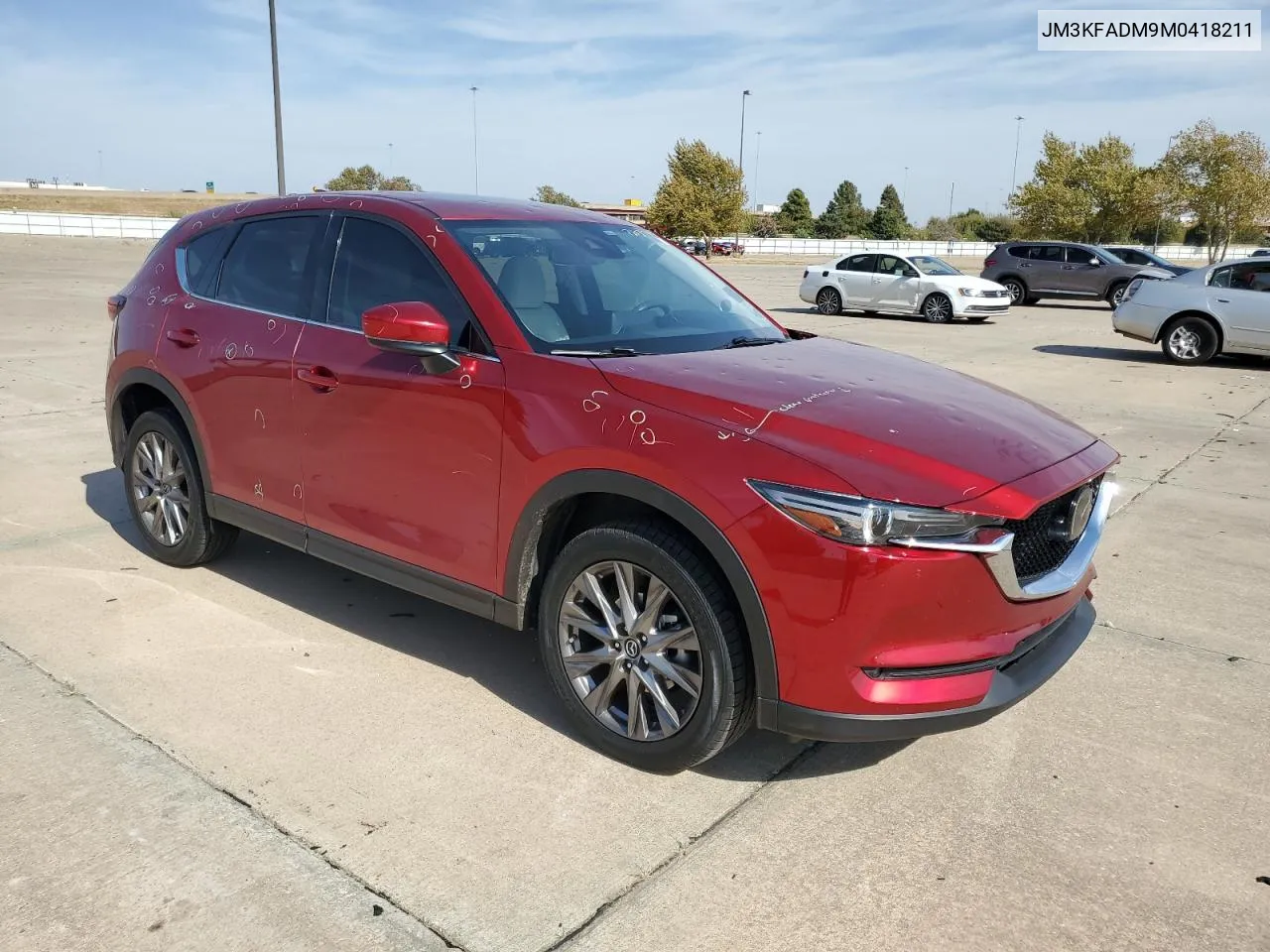 2021 Mazda Cx-5 Grand Touring VIN: JM3KFADM9M0418211 Lot: 78037494