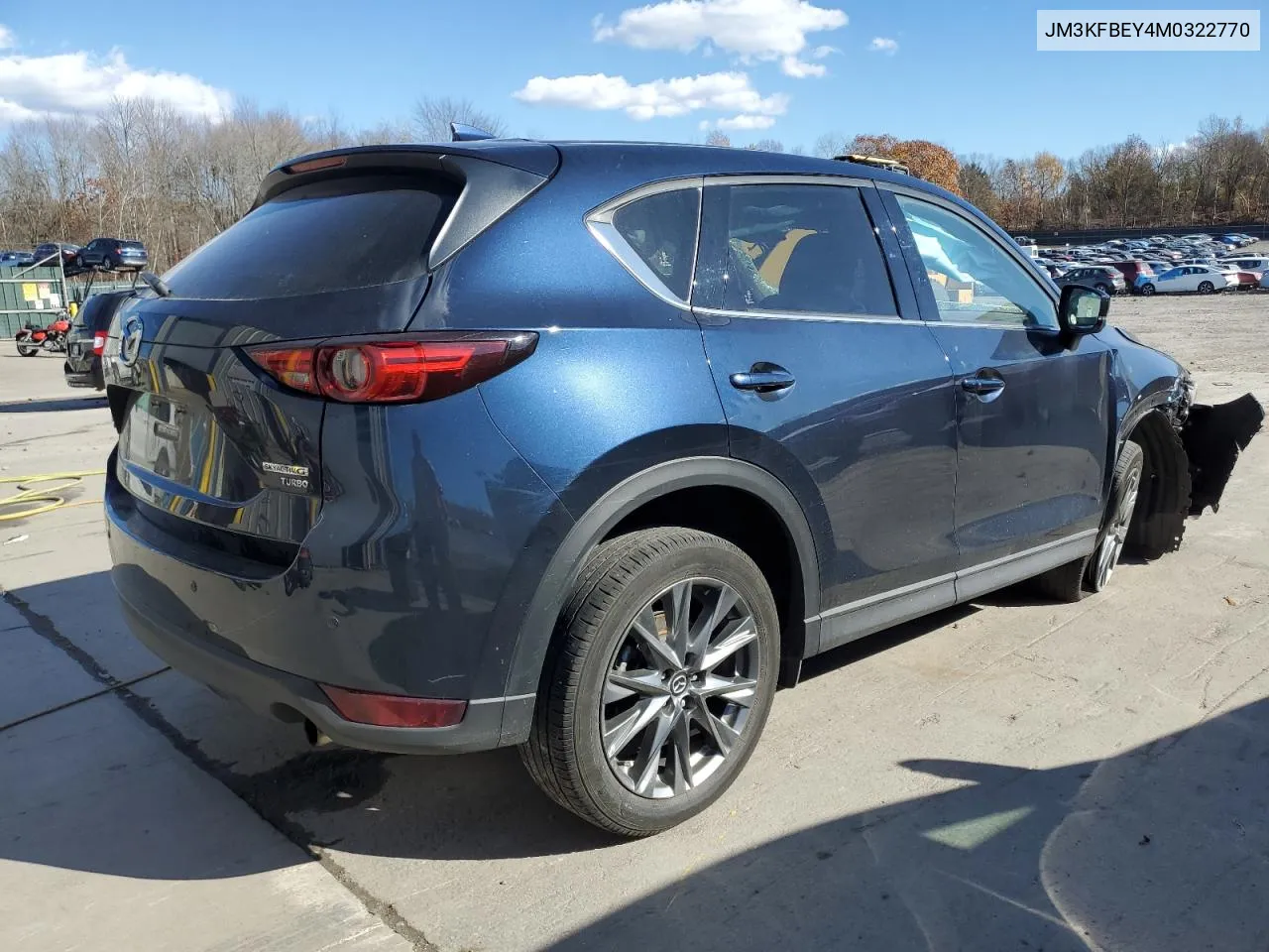 2021 Mazda Cx-5 Signature VIN: JM3KFBEY4M0322770 Lot: 78303064