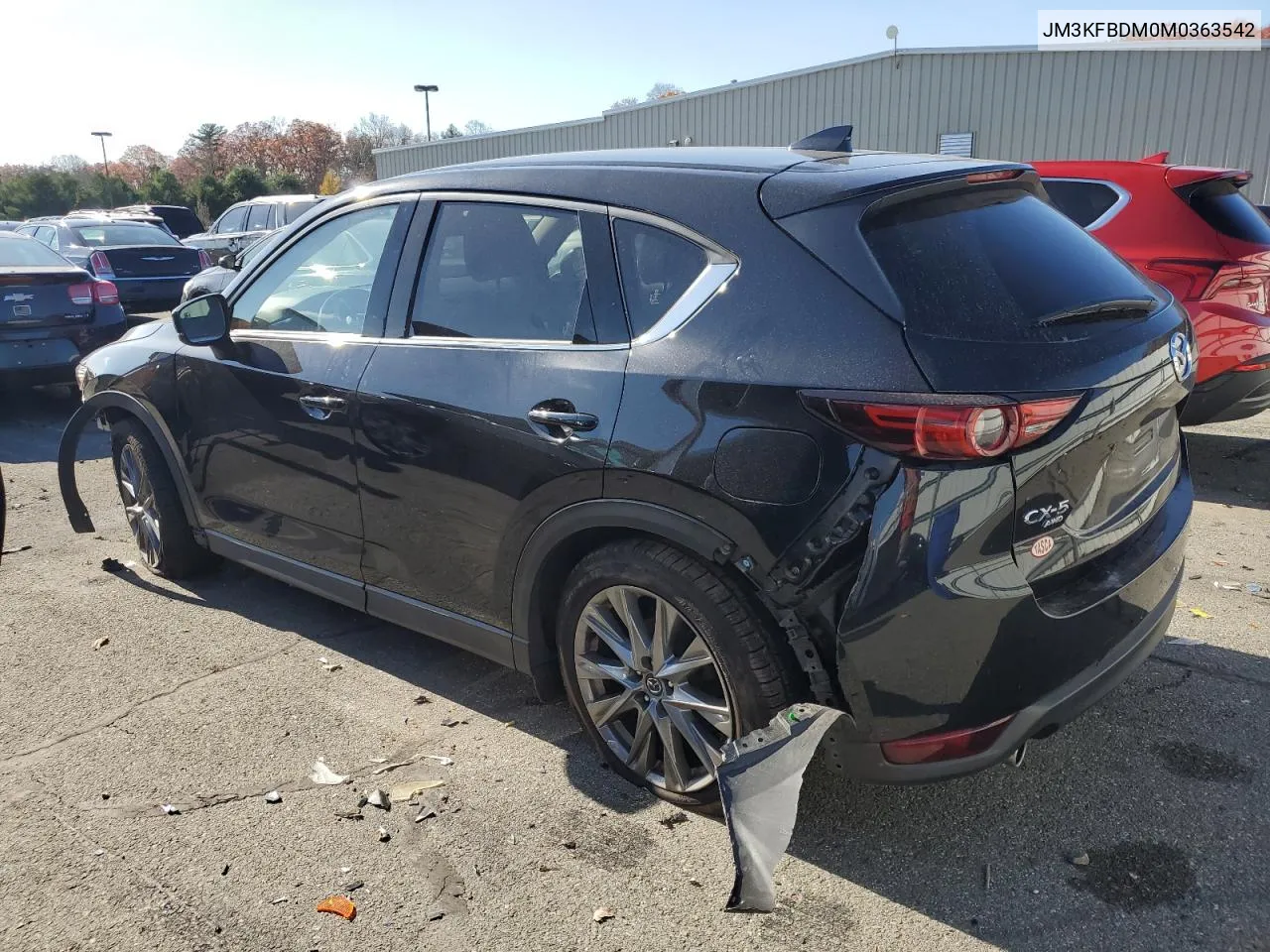 2021 Mazda Cx-5 Grand Touring VIN: JM3KFBDM0M0363542 Lot: 79018094