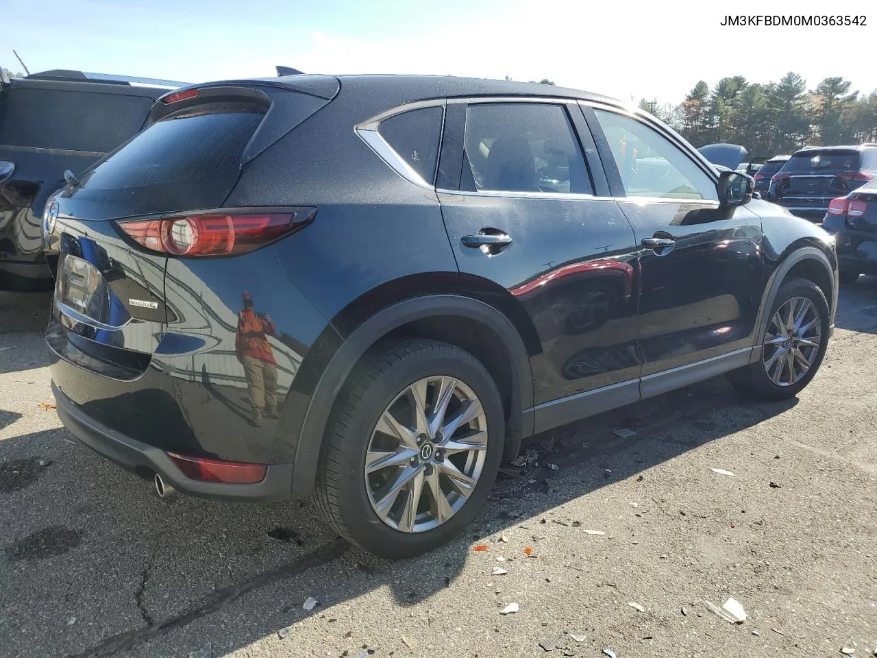 2021 Mazda Cx-5 Grand Touring VIN: JM3KFBDM0M0363542 Lot: 79018094