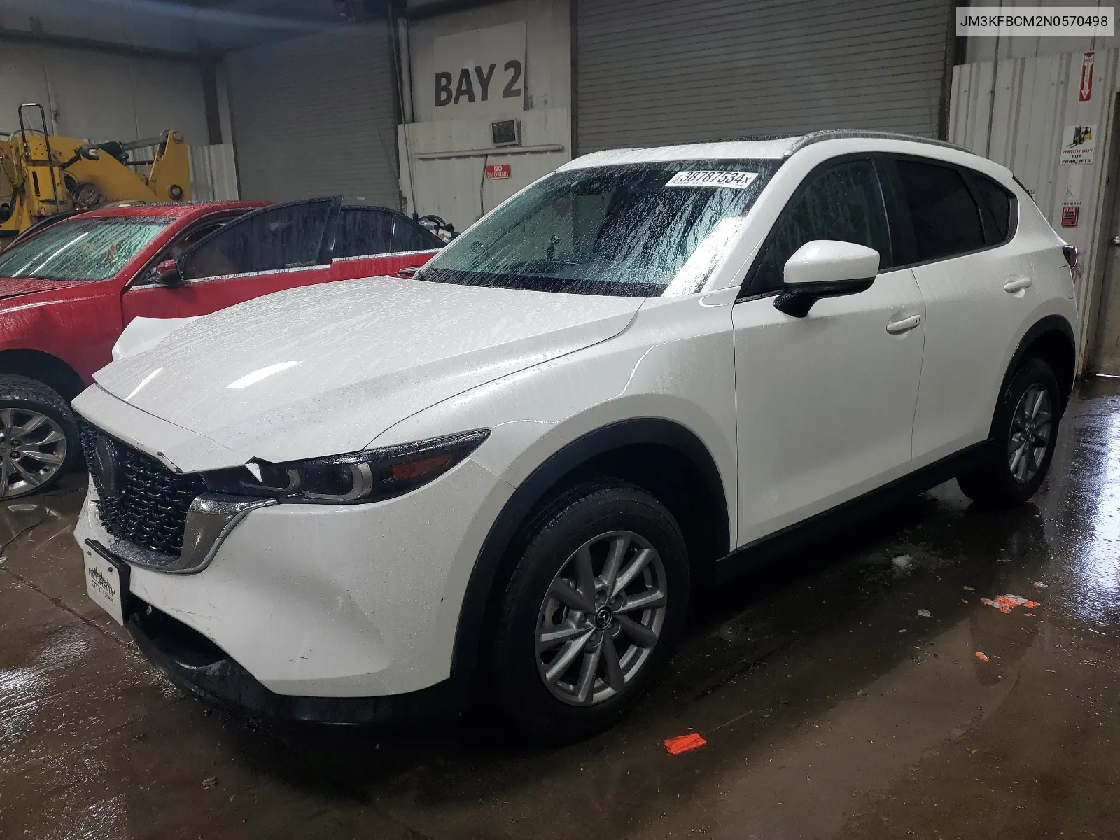 2022 Mazda Cx-5 Preferred VIN: JM3KFBCM2N0570498 Lot: 38787534