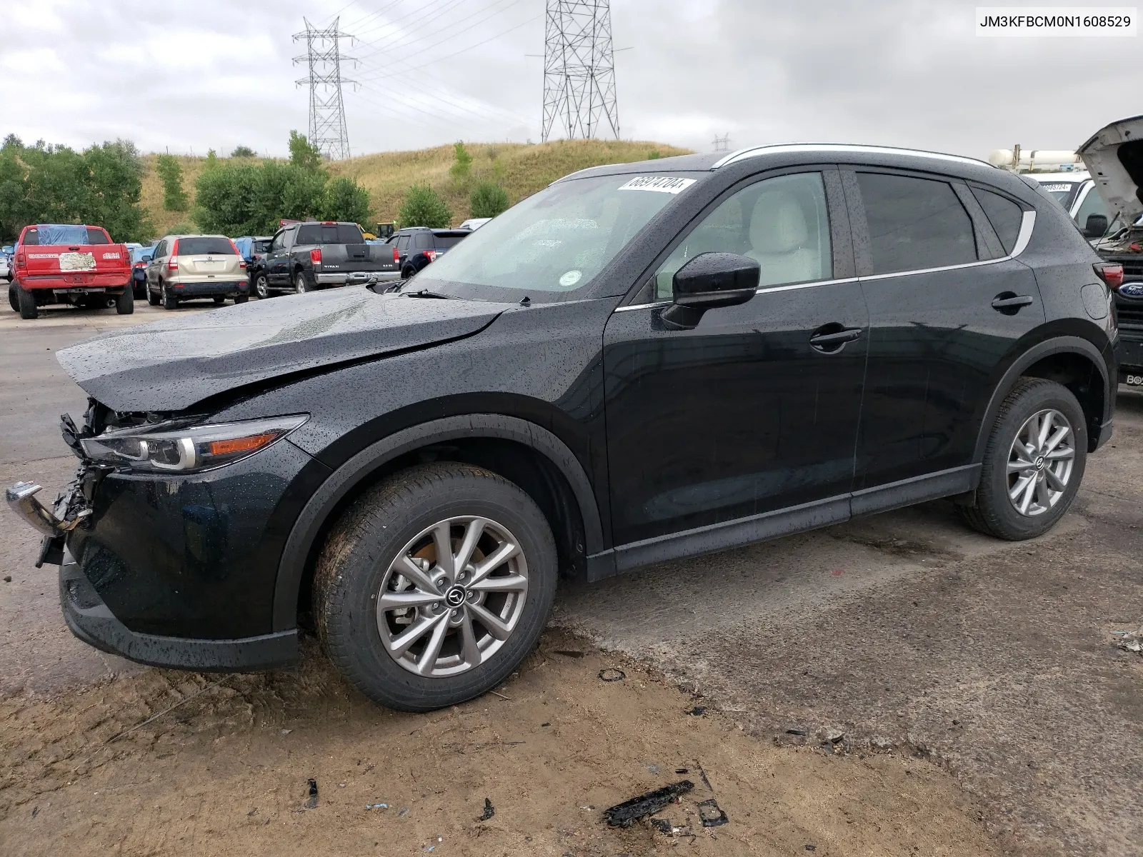 2022 Mazda Cx-5 Preferred VIN: JM3KFBCM0N1608529 Lot: 66974704