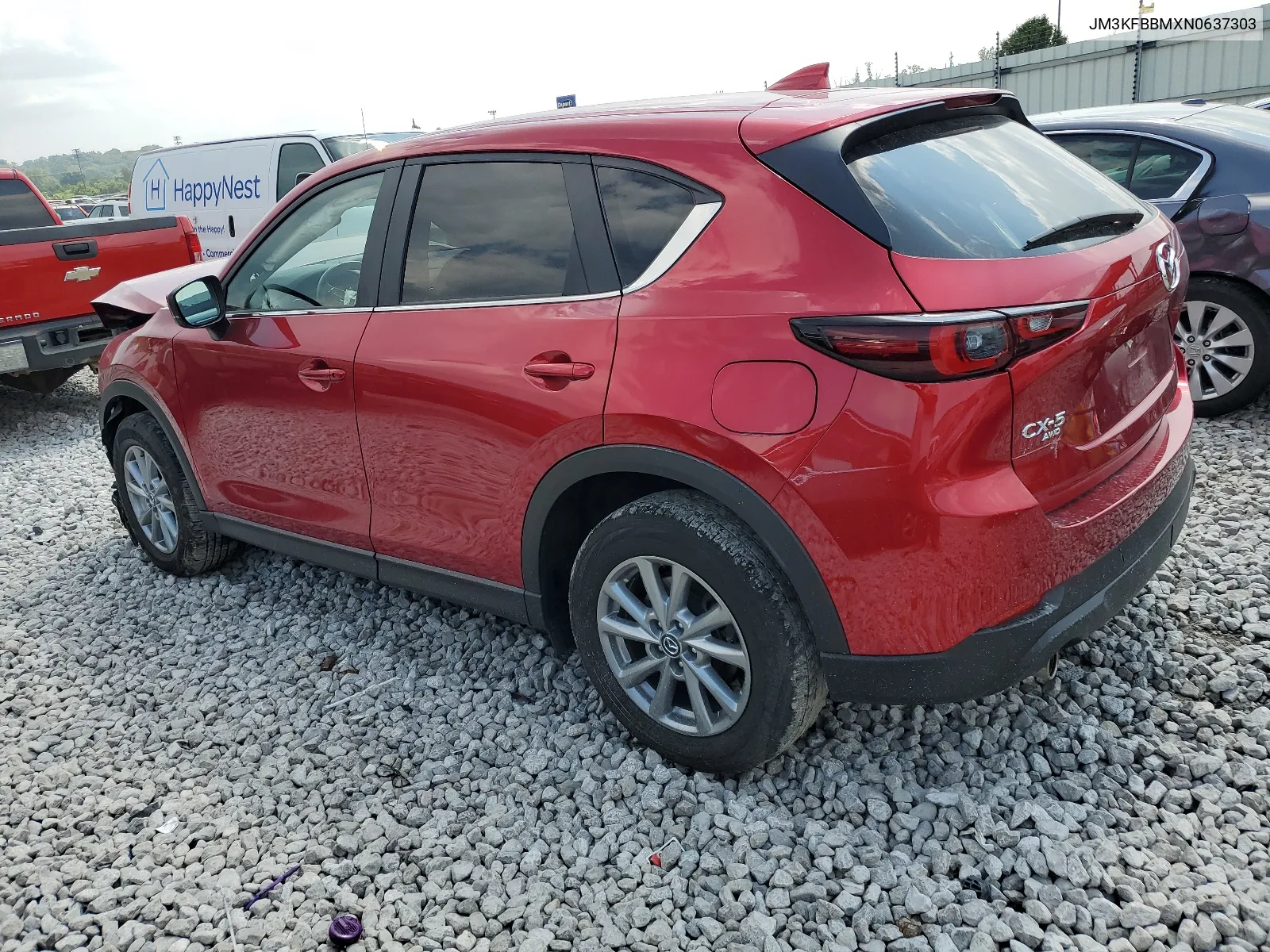 2022 Mazda Cx-5 Select VIN: JM3KFBBMXN0637303 Lot: 67363024