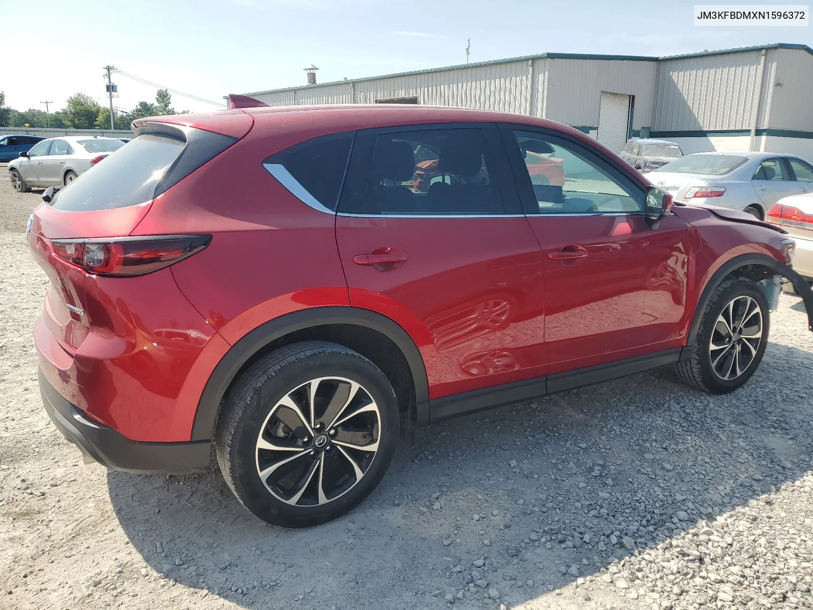 2022 Mazda Cx-5 Premium VIN: JM3KFBDMXN1596372 Lot: 67637594