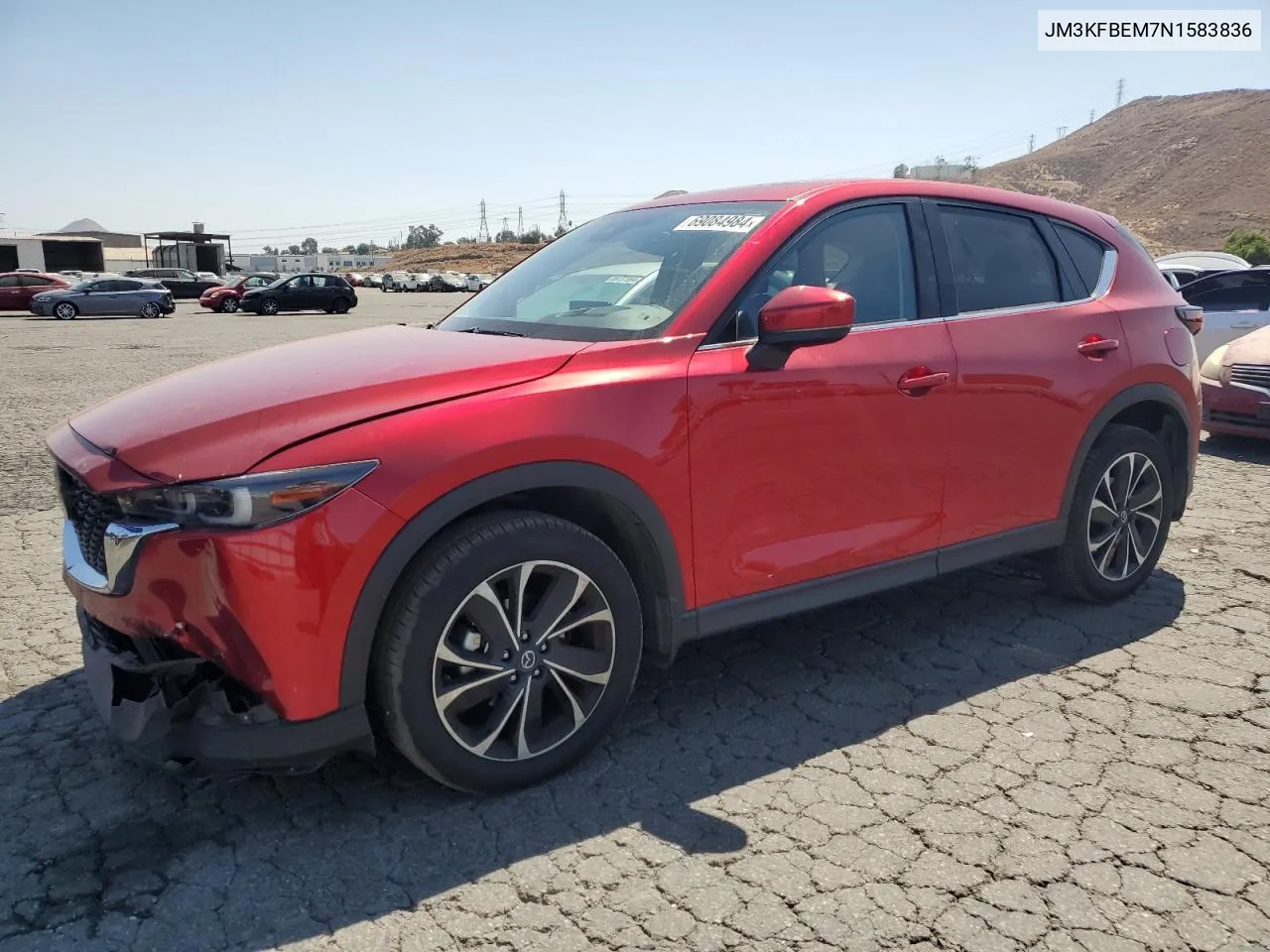 2022 Mazda Cx-5 Premium Plus VIN: JM3KFBEM7N1583836 Lot: 69084984