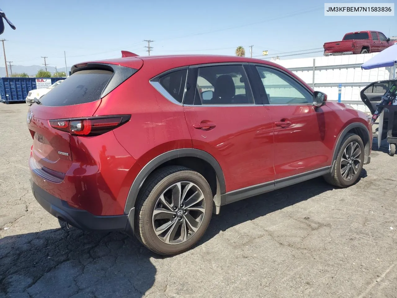 2022 Mazda Cx-5 Premium Plus VIN: JM3KFBEM7N1583836 Lot: 69084984