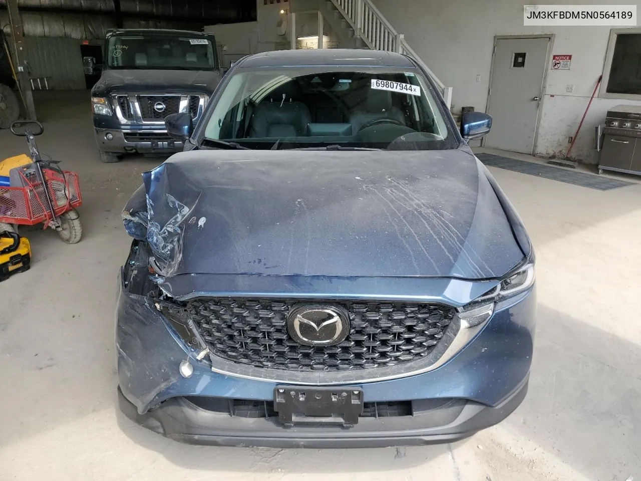 2022 Mazda Cx-5 Premium VIN: JM3KFBDM5N0564189 Lot: 69807944