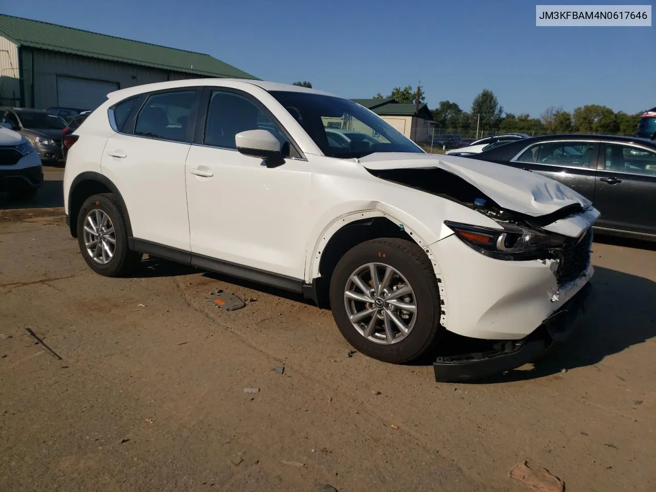 2022 Mazda Cx-5 VIN: JM3KFBAM4N0617646 Lot: 70531354