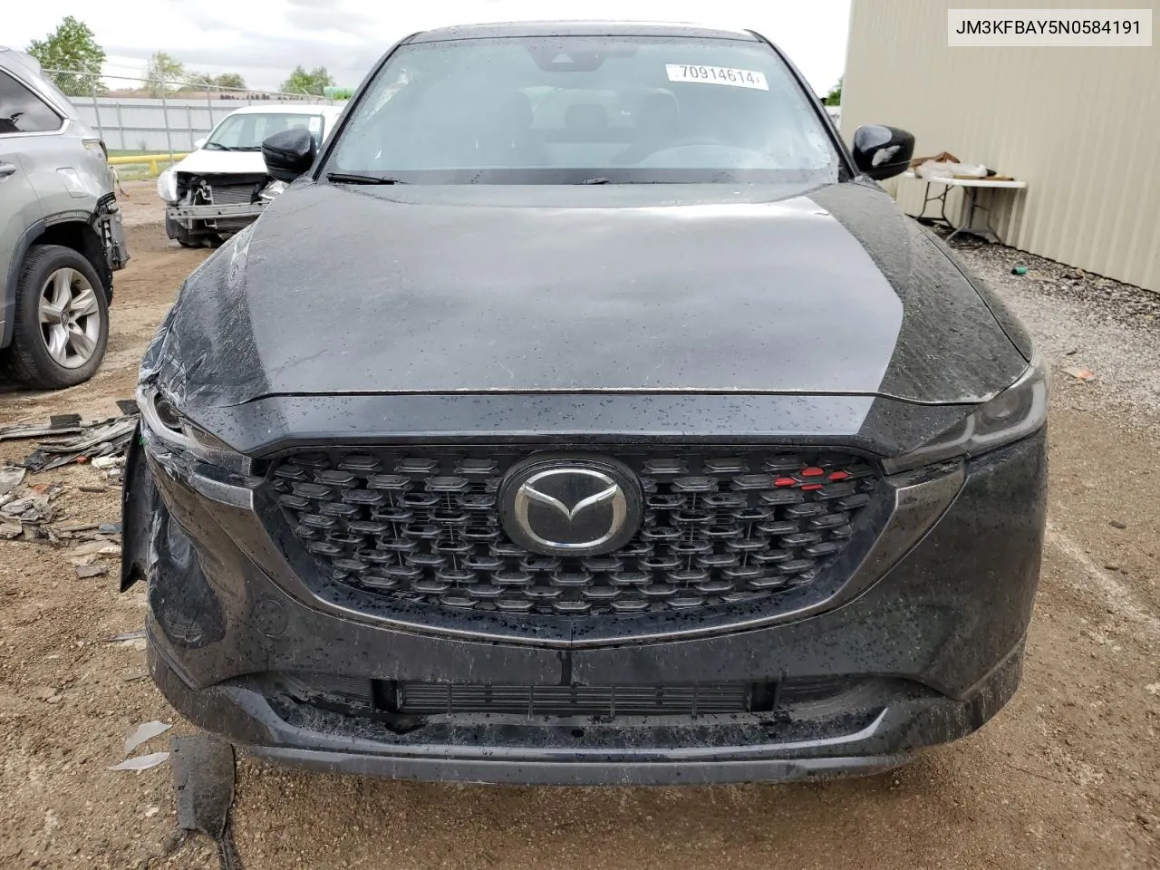 2022 Mazda Cx-5 VIN: JM3KFBAY5N0584191 Lot: 70914614