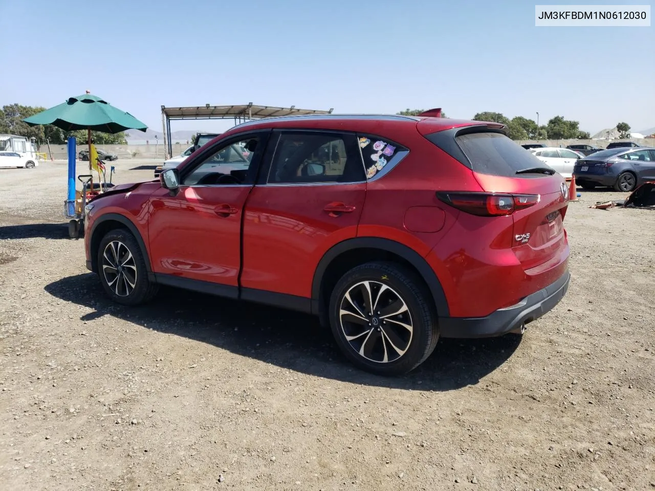 2022 Mazda Cx-5 Premium VIN: JM3KFBDM1N0612030 Lot: 72088374