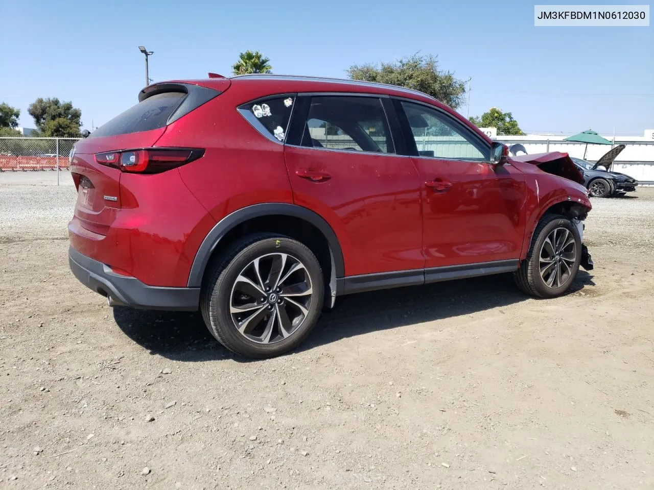 2022 Mazda Cx-5 Premium VIN: JM3KFBDM1N0612030 Lot: 72088374