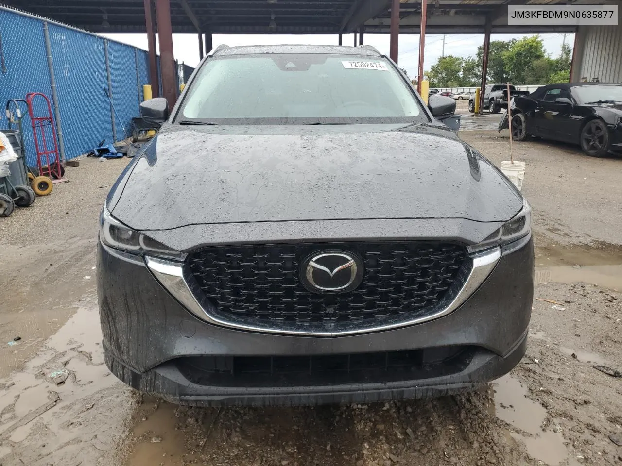 2022 Mazda Cx-5 Premium VIN: JM3KFBDM9N0635877 Lot: 72592474