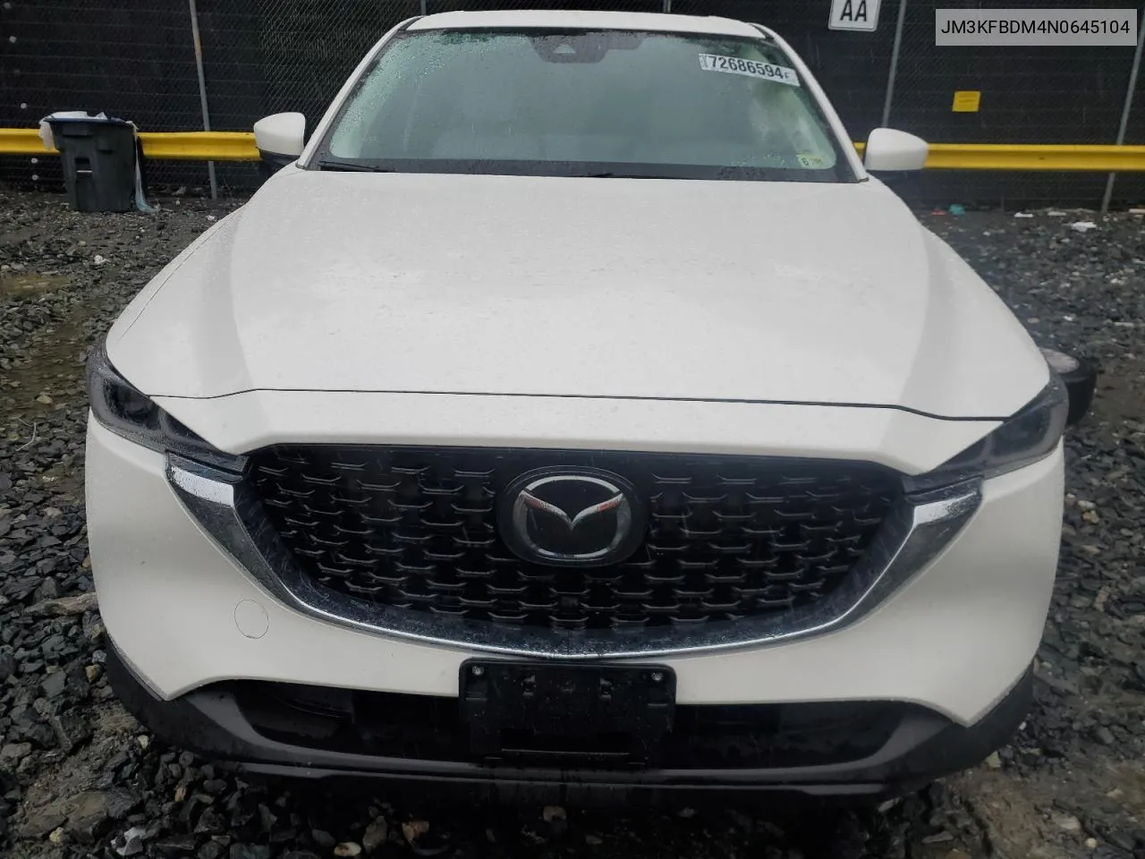 2022 Mazda Cx-5 Premium VIN: JM3KFBDM4N0645104 Lot: 72686594