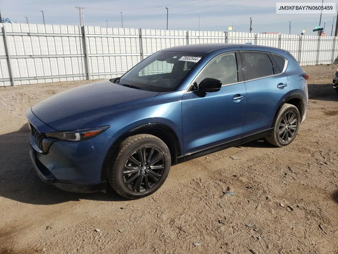 2022 Mazda Cx-5 VIN: JM3KFBAY7N0605459 Lot: 73652544