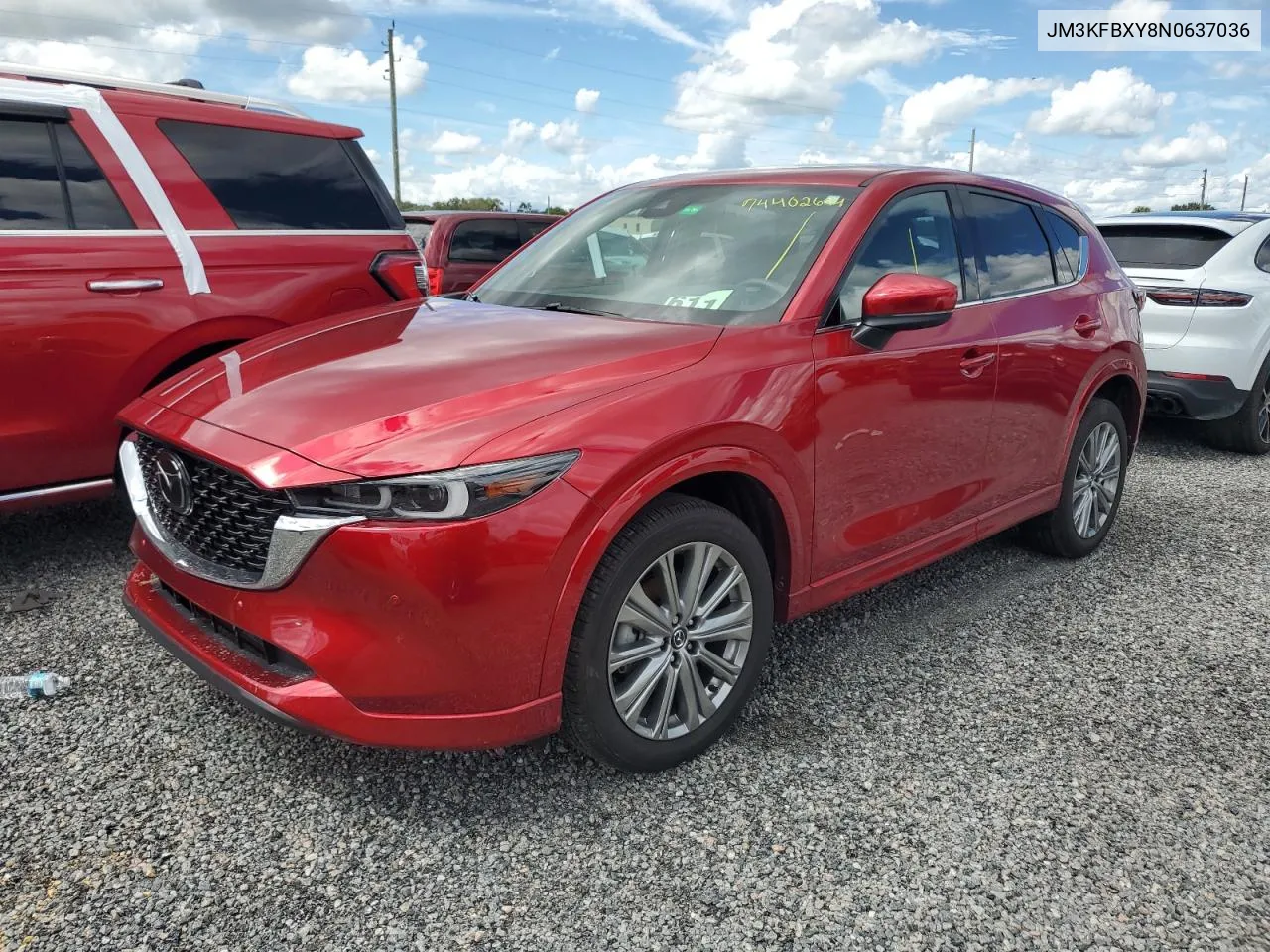 2022 Mazda Cx-5 Signature VIN: JM3KFBXY8N0637036 Lot: 74402694