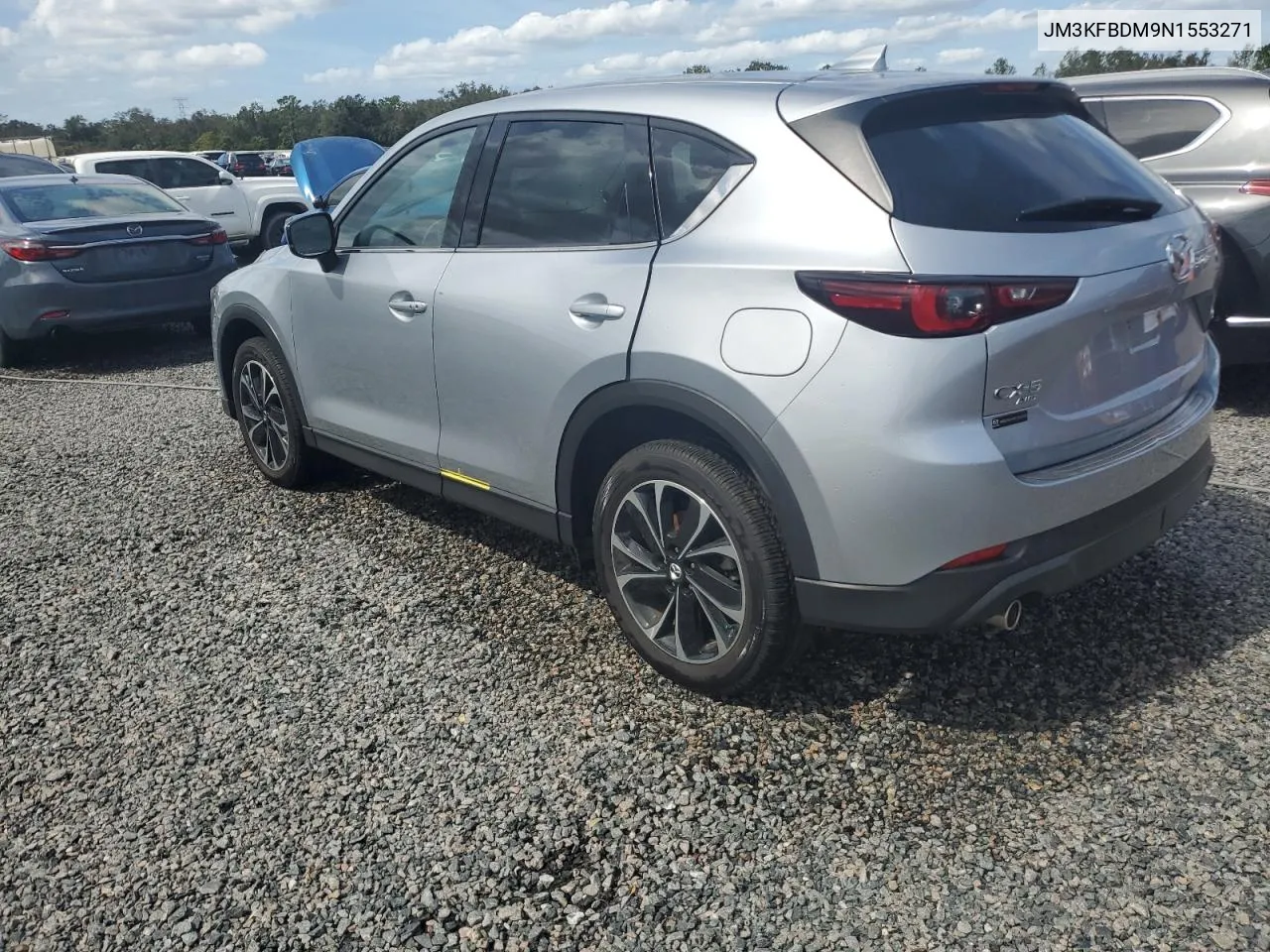 2022 Mazda Cx-5 Premium VIN: JM3KFBDM9N1553271 Lot: 74971094