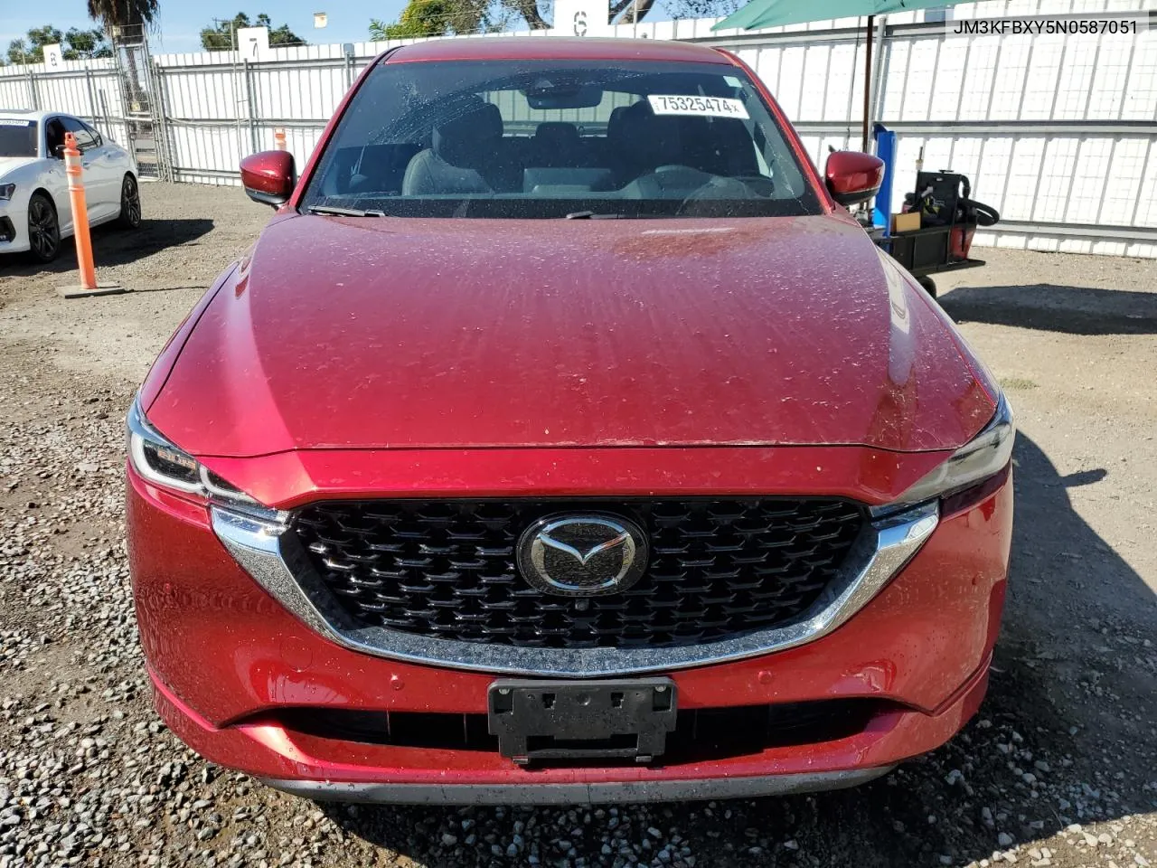 2022 Mazda Cx-5 Signature VIN: JM3KFBXY5N0587051 Lot: 75325474