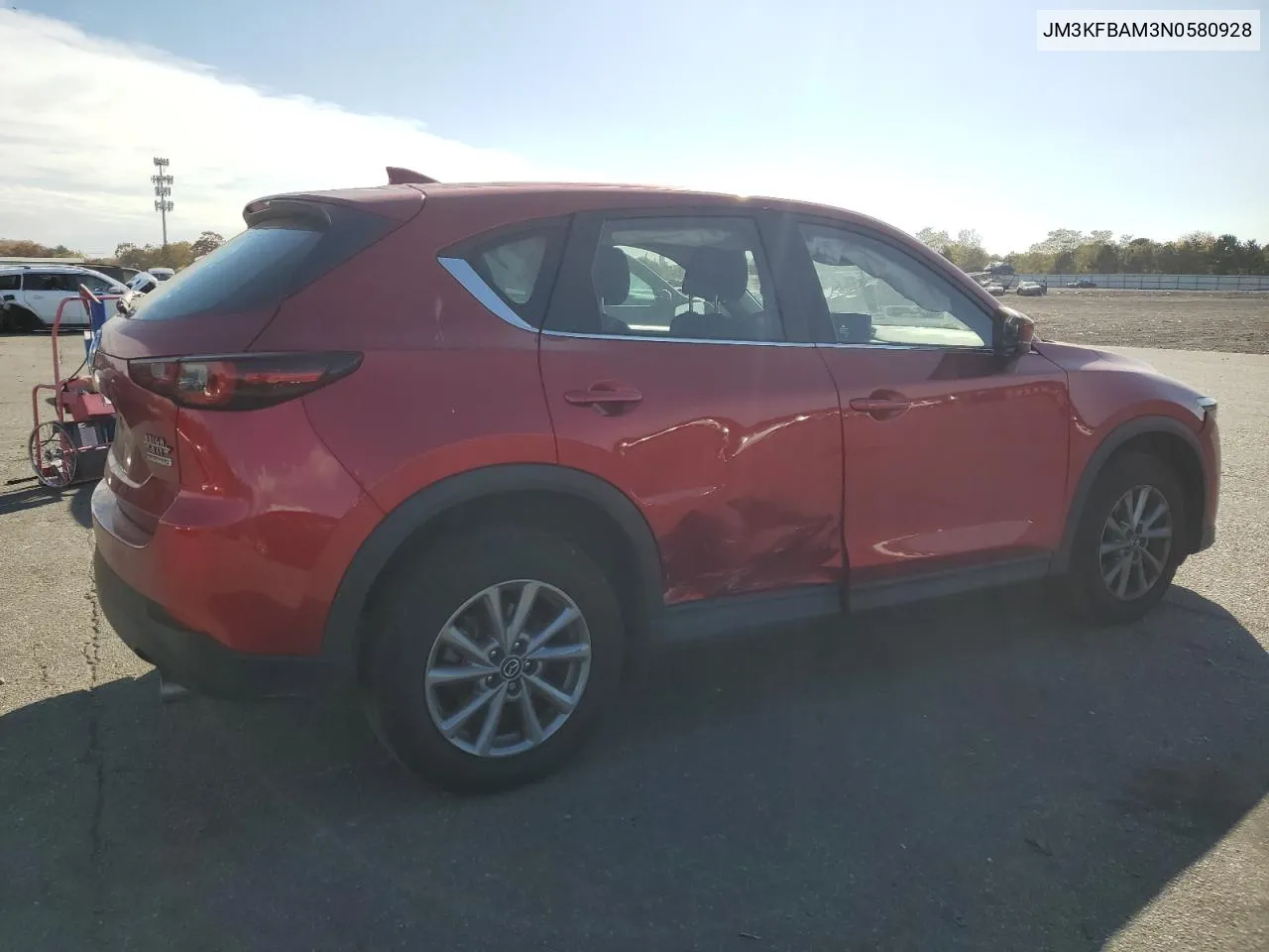 2022 Mazda Cx-5 VIN: JM3KFBAM3N0580928 Lot: 75602124