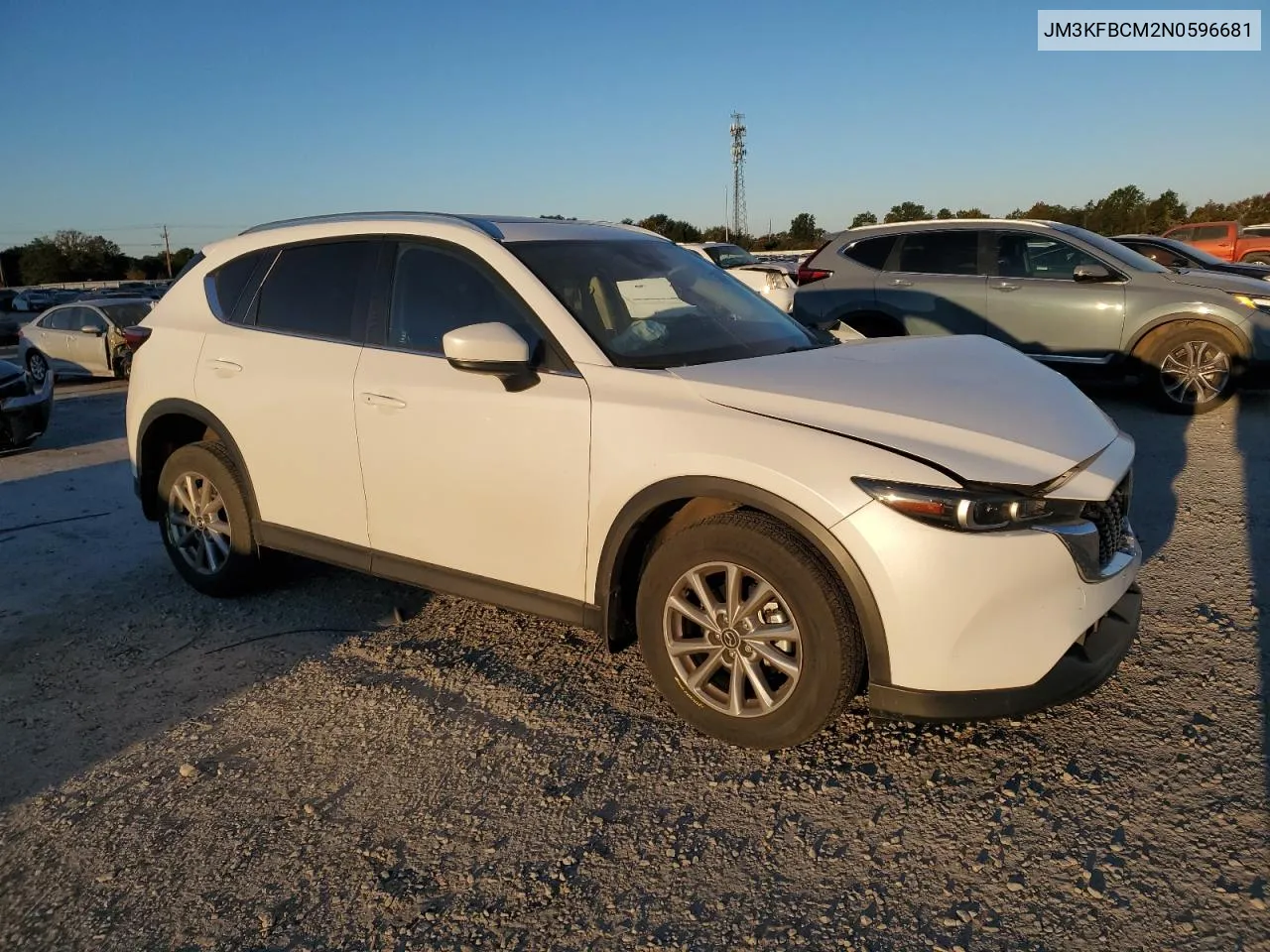 2022 Mazda Cx-5 Preferred VIN: JM3KFBCM2N0596681 Lot: 76203904