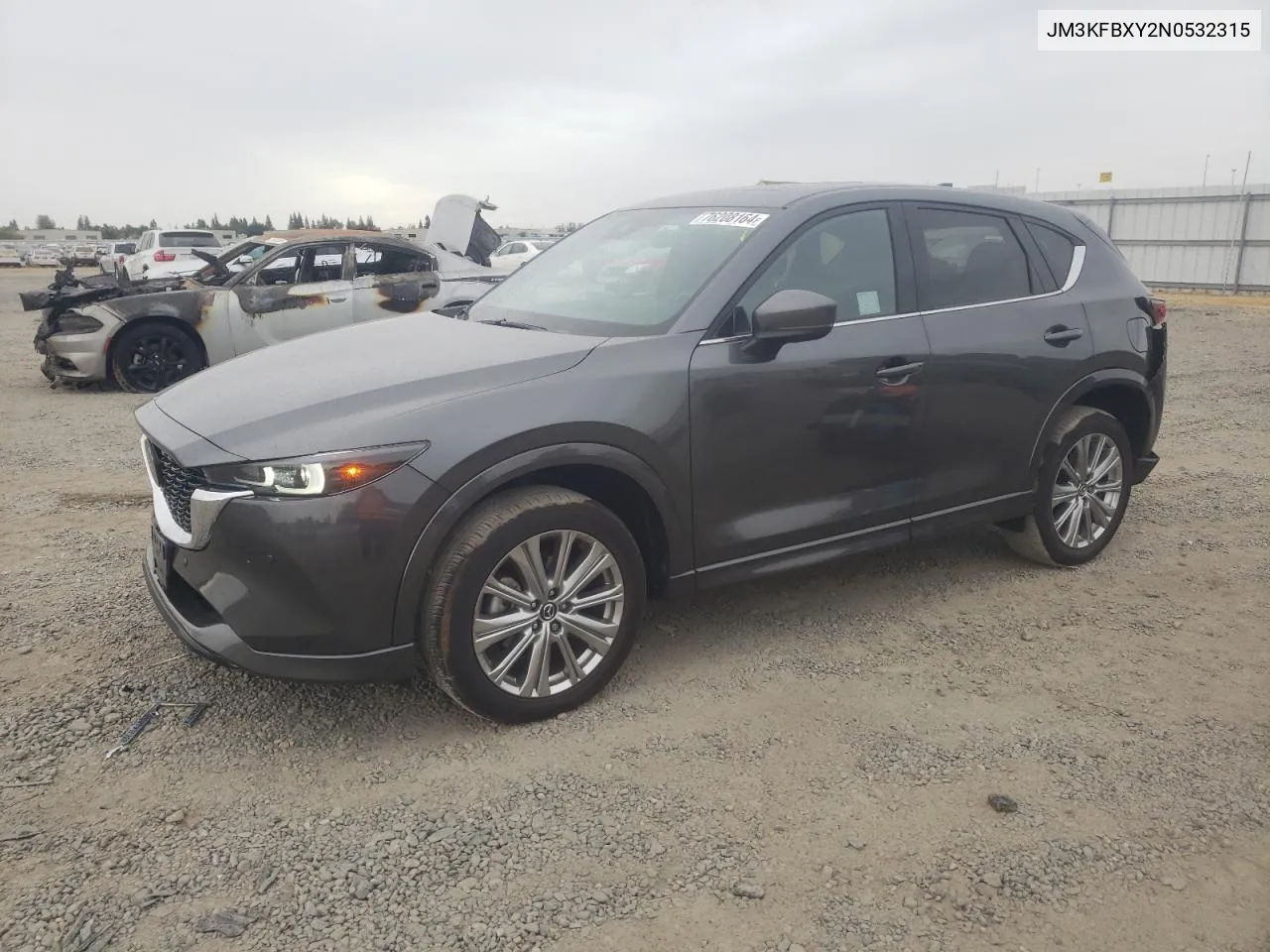 2022 Mazda Cx-5 Signature VIN: JM3KFBXY2N0532315 Lot: 76208164