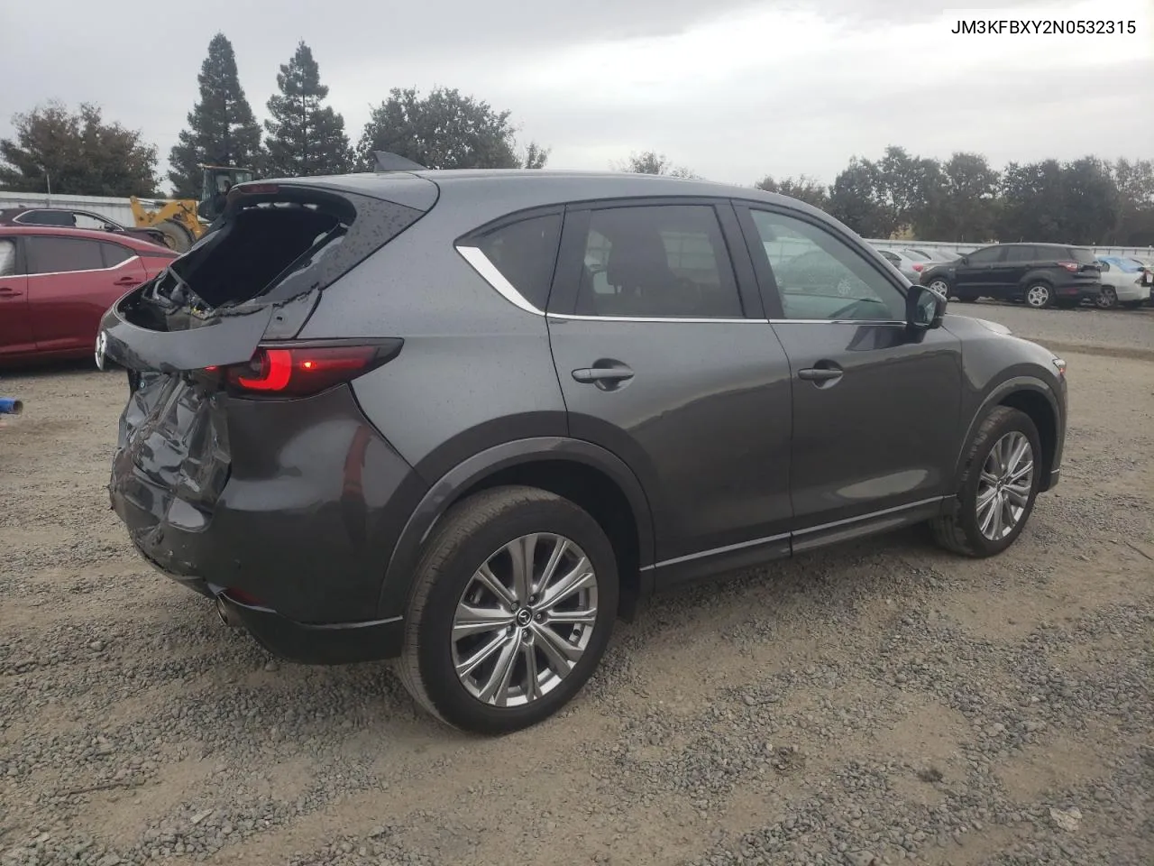 2022 Mazda Cx-5 Signature VIN: JM3KFBXY2N0532315 Lot: 76208164