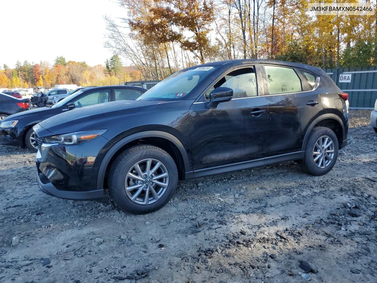 2022 Mazda Cx-5 VIN: JM3KFBAMXN0542466 Lot: 76990224