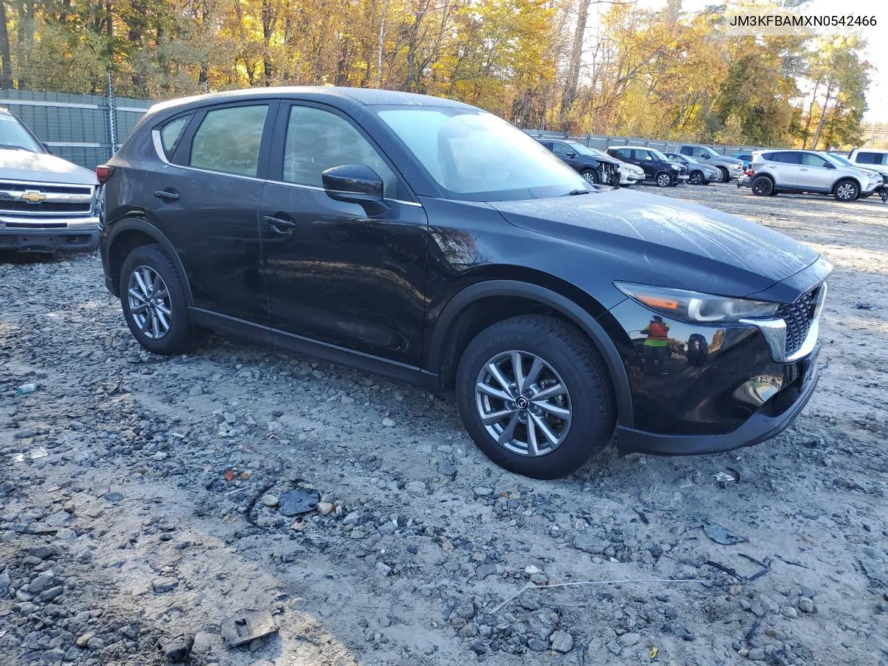 2022 Mazda Cx-5 VIN: JM3KFBAMXN0542466 Lot: 76990224