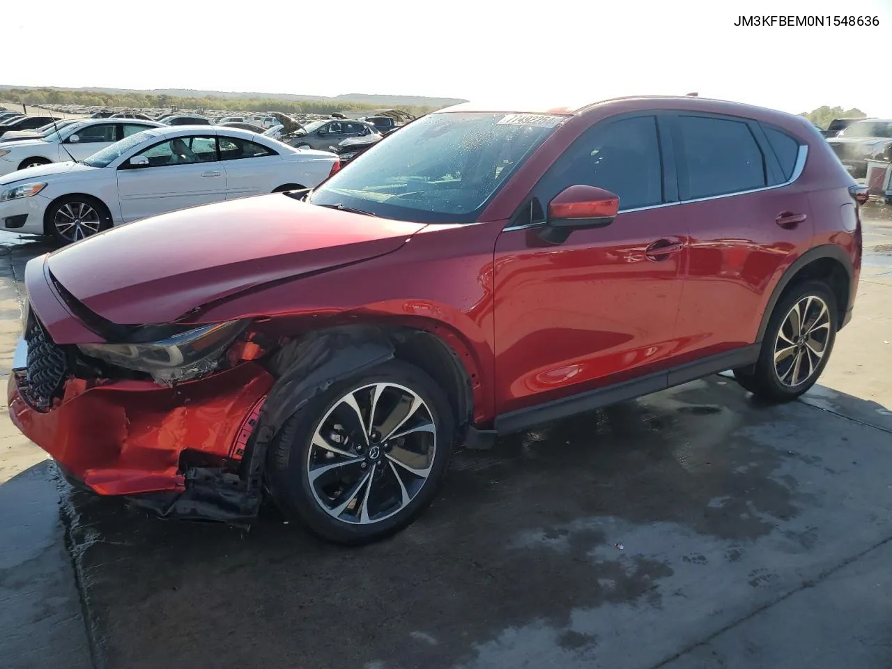 2022 Mazda Cx-5 Premium Plus VIN: JM3KFBEM0N1548636 Lot: 77492254