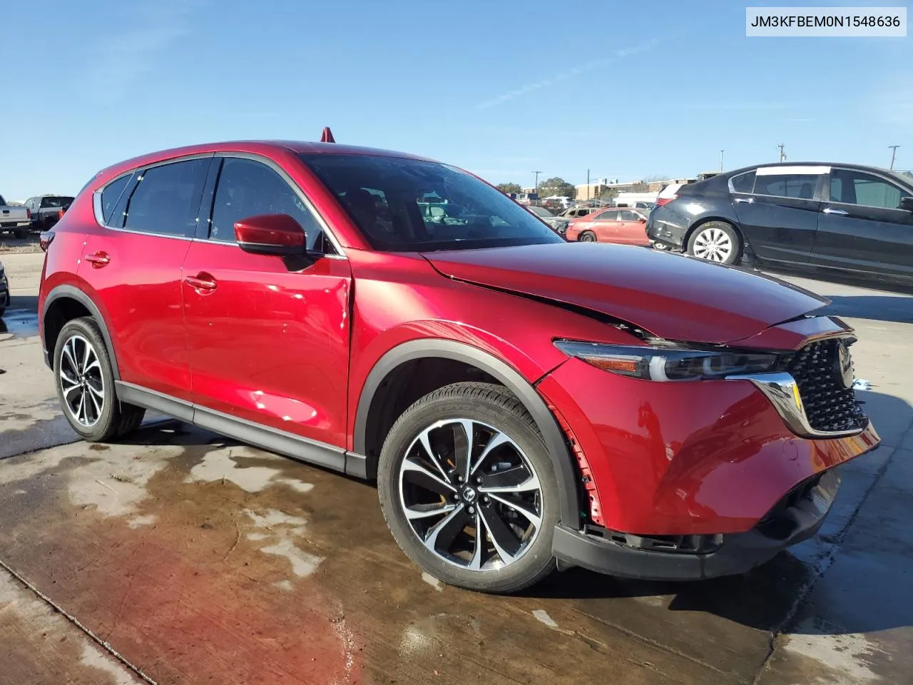 2022 Mazda Cx-5 Premium Plus VIN: JM3KFBEM0N1548636 Lot: 77492254