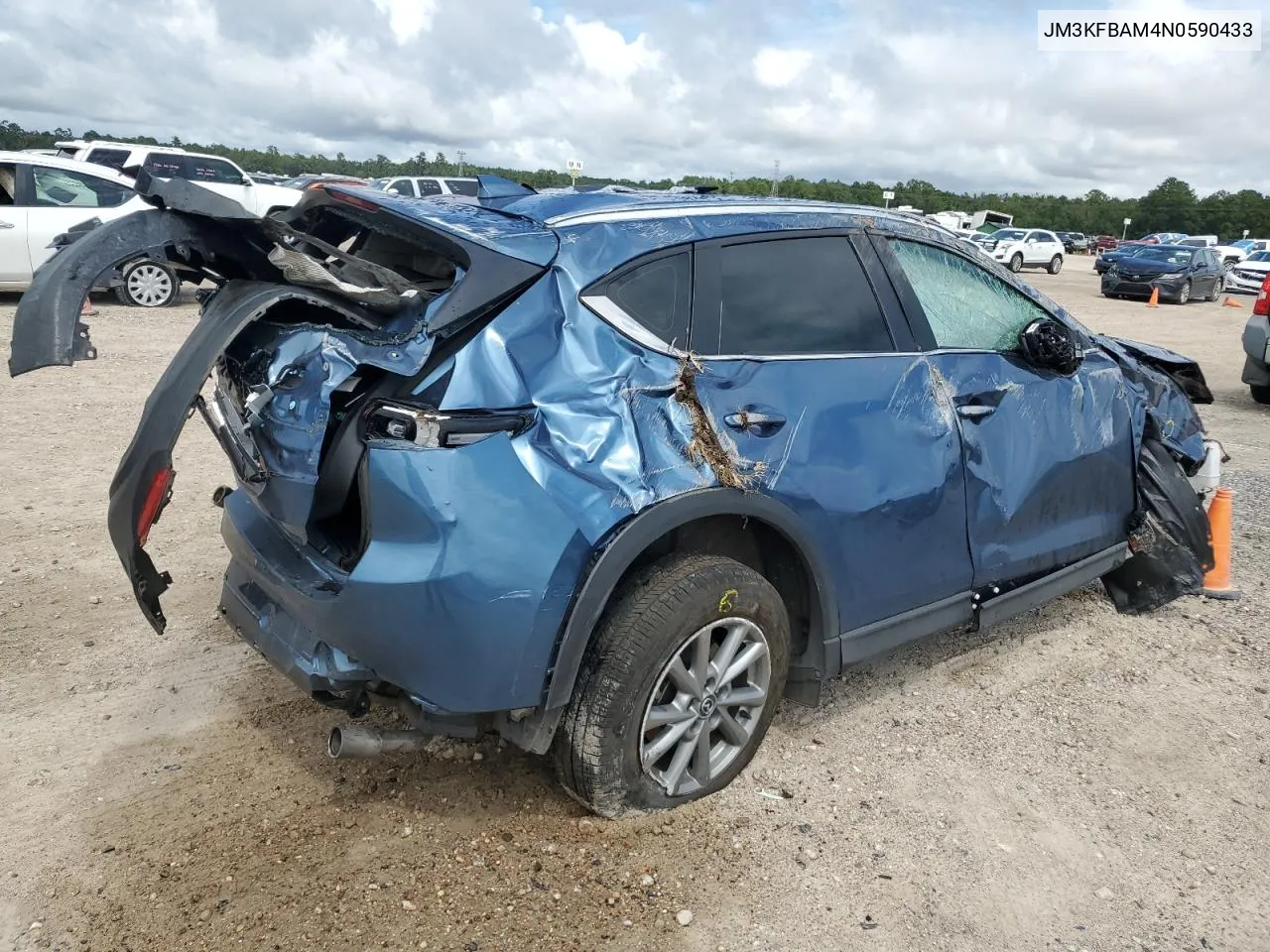 2022 Mazda Cx-5 VIN: JM3KFBAM4N0590433 Lot: 77614654