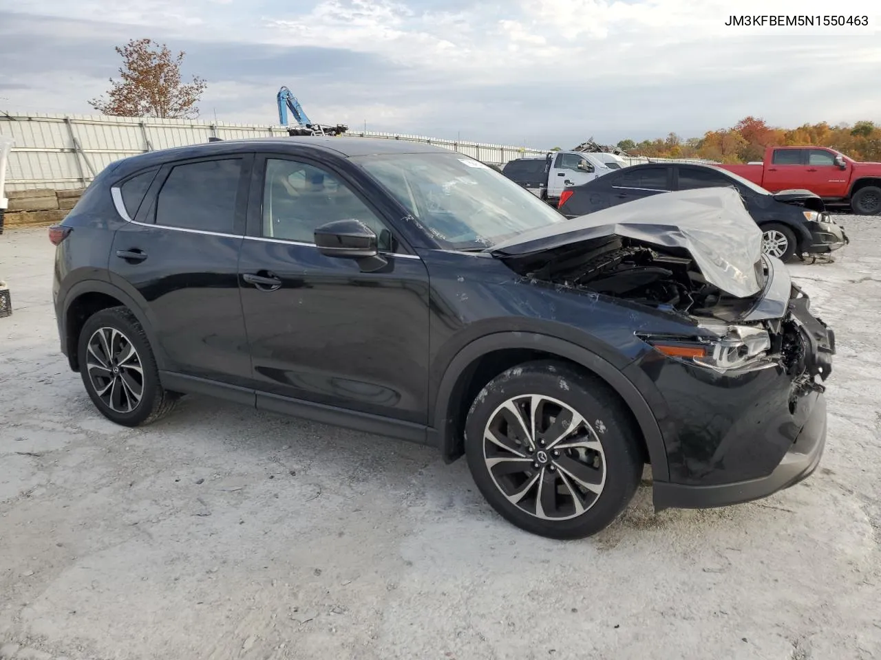 2022 Mazda Cx-5 Premium Plus VIN: JM3KFBEM5N1550463 Lot: 77694204