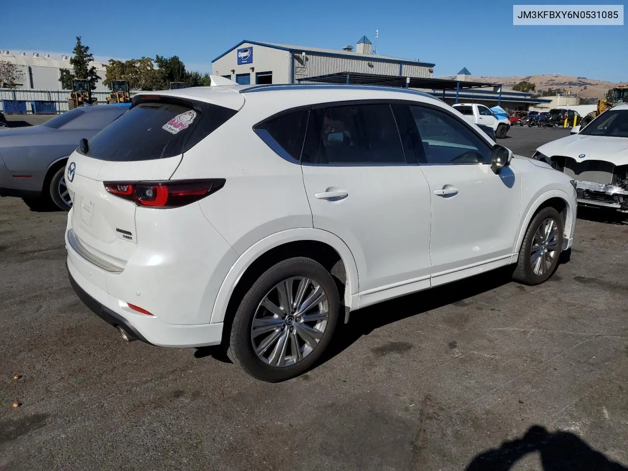 2022 Mazda Cx-5 Signature VIN: JM3KFBXY6N0531085 Lot: 77778304