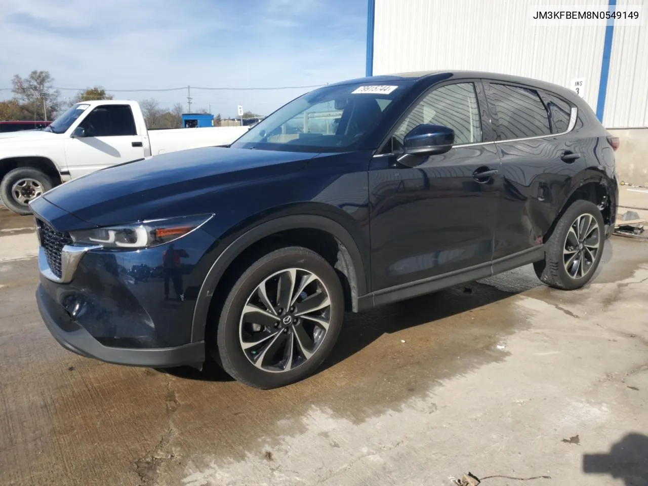 2022 Mazda Cx-5 Premium Plus VIN: JM3KFBEM8N0549149 Lot: 79915744