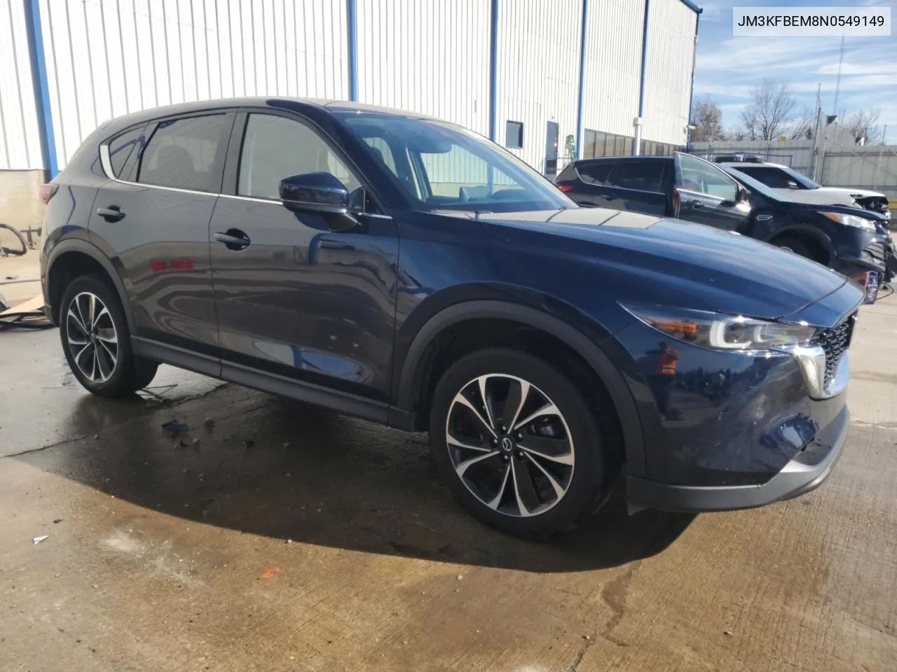 2022 Mazda Cx-5 Premium Plus VIN: JM3KFBEM8N0549149 Lot: 79915744