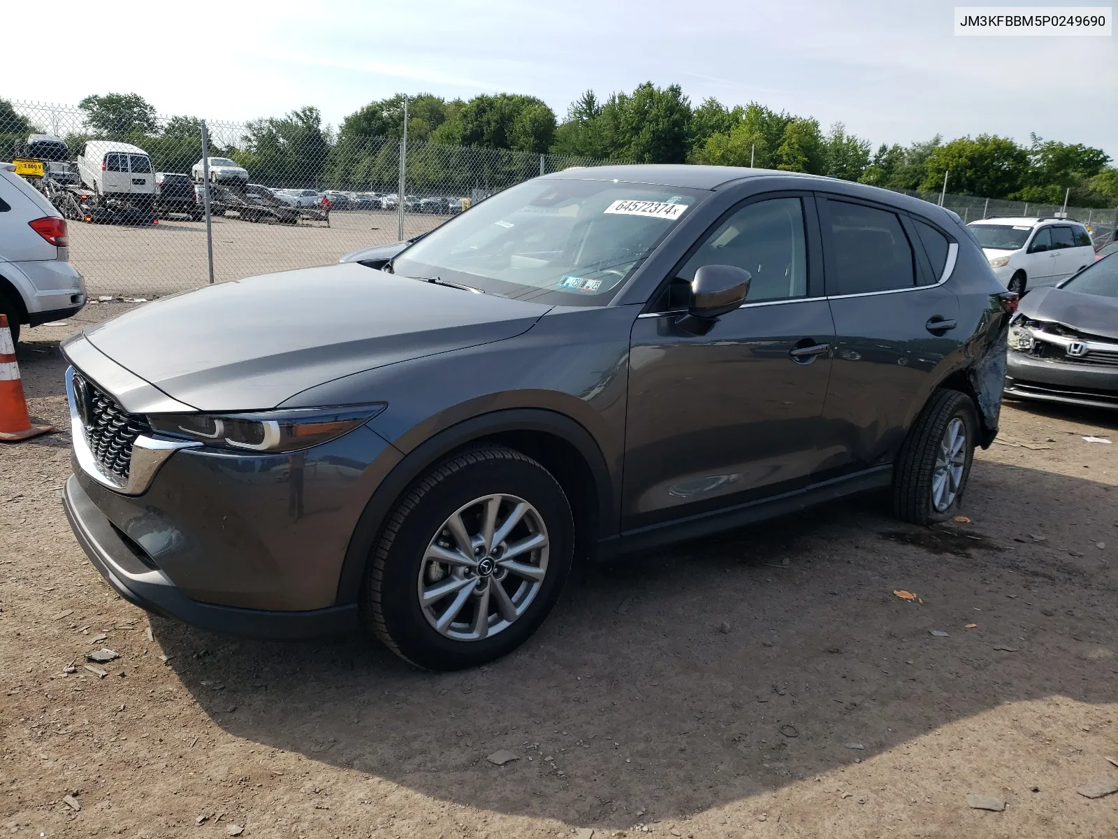 2023 Mazda Cx-5 Select VIN: JM3KFBBM5P0249690 Lot: 64572374