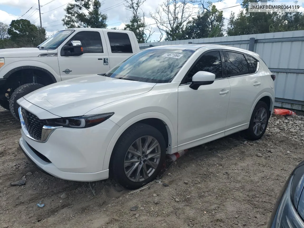 2024 Mazda Cx-5 Premium Plus VIN: JM3KFBEM8R0364119 Lot: 74671994