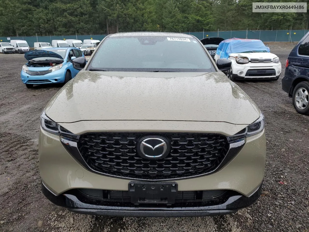 2024 Mazda Cx-5 Carbon Turbo VIN: JM3KFBAYXR0449486 Lot: 76774034