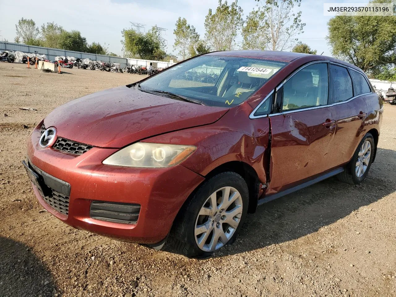 2007 Mazda Cx-7 VIN: JM3ER293570115196 Lot: 71412544