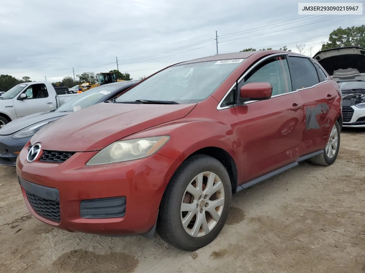 2009 Mazda Cx-7 VIN: JM3ER293090215967 Lot: 74851104