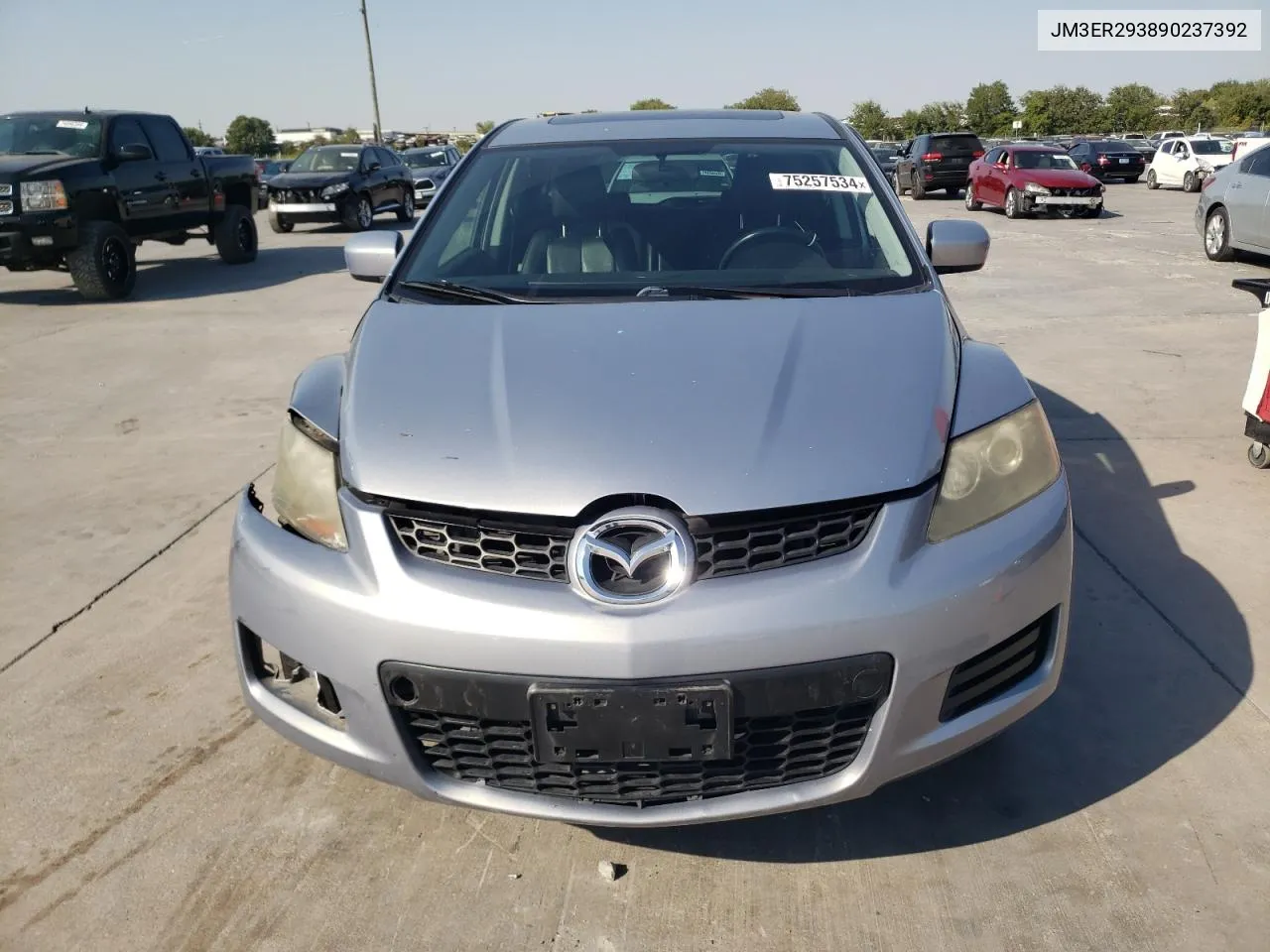 2009 Mazda Cx-7 VIN: JM3ER293890237392 Lot: 75257534