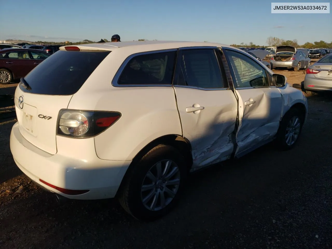 2010 Mazda Cx-7 VIN: JM3ER2W53A0334672 Lot: 72083774