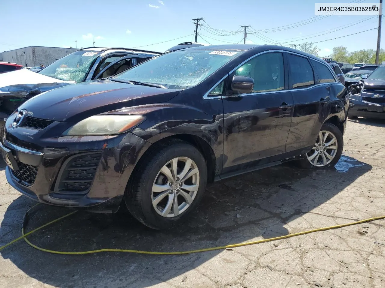 2011 Mazda Cx-7 VIN: JM3ER4C35B0362893 Lot: 53025134