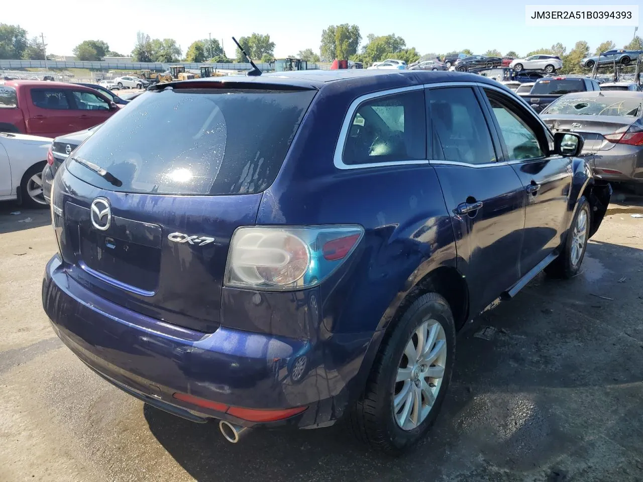 2011 Mazda Cx-7 VIN: JM3ER2A51B0394393 Lot: 69988764