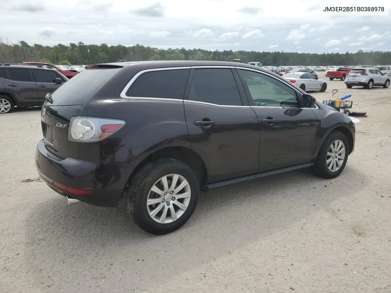 2011 Mazda Cx-7 VIN: JM3ER2B51B0388978 Lot: 70656874