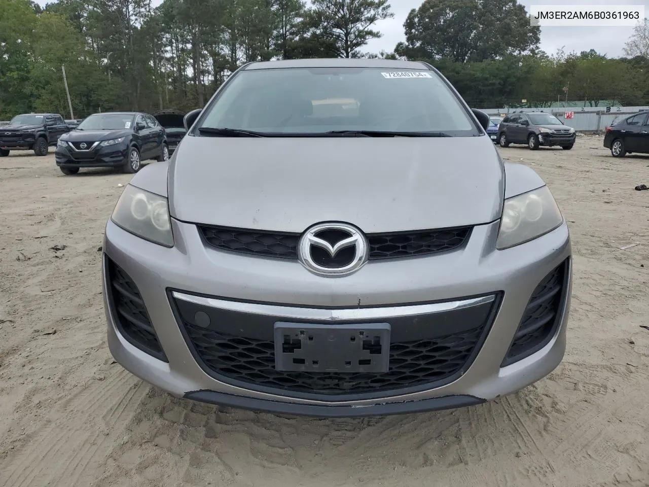 2011 Mazda Cx-7 VIN: JM3ER2AM6B0361963 Lot: 72840754